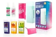 Pro Roll On Waxing Kit Roller Wax Strips Easy Kit Warmer with Wax Cartridge Waxing Srpay Home or Salon Depilatory Hair Removal