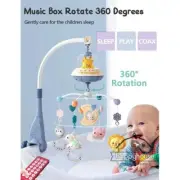 Musical Baby Crib Mobile with Lights Music Projection for Infants Remote Contro