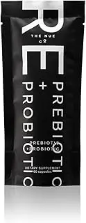 The Nue Co. Natural Prebiotic + Probiotic - IBS Relief - Supports Gut Health, Immunity, and Skin - Spore Based Bacteria - Vegan - Organic - Time-Delayed - 60 Capsules (Refill)