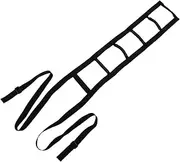 HOODANCOS Bed Ladder Assist Strap with Handles Rope Ladder Support for Easy Sit Up Pull Up for Elderly Seniors Injury Pregnant Women