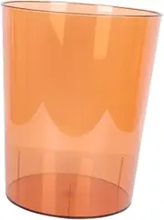 CHILDWEET 1pc Flower Arrangement Bucket Desktop Wastebasket Tabletop Waste Bin for Bedroom Water Pot Trash Bin Outdoor Trash Bin for Bedroom Nappy Small Trash Bin Bliss Orange The
