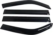 Side Window Visor Compatible for Toyota Land Cruiser 300 LC300 Fj300 2021 2022 2023 2024 Car Window Deflector Visor Shade Sun Rain Guard