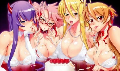 Highschool of the Dead Anime TCG Playmat & Office Mousepad Yugioh Pokemon Magic