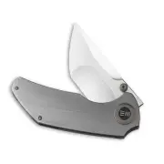 WE Knife Thug 2103A Frame Lock CPM 20CV Stainless Gray Titanium Pocket Knives