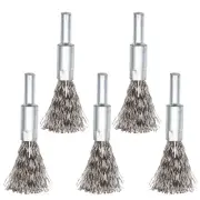 5 Pcs Polishing Attachment Kit Stainless Steel Wire Brush Drill Polishing Parts