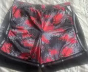 AND1 Men’s Black Red Gray Multi Color Athletic Basketball Shorts New with Tags
