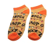 Ladies Mens Unisex Stranger Things Couples Ankle Socks Trainers Socks - A