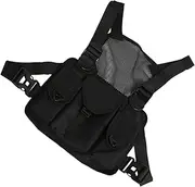 Chest Pack for Men | Motorcycle Chest Bag,Organizer Storage Pocket with Adjustable Strap for Runner Outdoor Sports Activities Workout