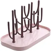 Baby Bottle Drying Rack | Portable Adjustable bottle holder | Multi functional Cup Holder Drain Rack with Detachable Brackets Dring Rack | Feeding Cup Holder for Baby Bottles Teats Cups