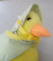 VINTAGE DAKIN FUN FARM EASTER YELLOW DUCK STUFFED ANIMAL PLUSH TOY 1985 NWT