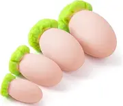 Huge Diameter Anal Dildo Soft Silicone Anal Balls Butt Plug Egg Shape Extra Large Anus Dilator Masturbation Anal Plug Sex Toys for Women Men(M)