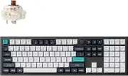 Keychron Q6 Max QMK/VIA Wireless Custom Mechanical Keyboard, Full Size, 2.4 GHz/Bluetooth/Wired Connection, US Layout, RGB Light, Hot Swappable Gateron Jupiter Mechanical Switch, Full Aluminum, Mac
