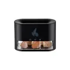 Ultrasonic Air Humidifier Fragrance Oil Aroma Diffuser LED Light Flame Volcano