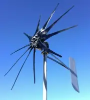 WIND TURBINE GENERATOR 1450 WATT 11 Prop HIGH POWER 12 VOLT AC