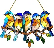 Crystal Sun Catchers, Rainbow Maker Sun Catchers, Multicolored Acrylic Window Hanging Pendant, Rainbow Crystal Sun Catchers For Garden Ornaments, Sun Catchers Wind Chime For Garden, Car, Home