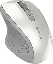 Buffalo BSMBB305WH 5 Button Bluetooth 5.0 Blue LED Mouse with Backward and Forward Buttons, Power Saving