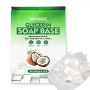 2LB Glycerin Soap Base Pre-Cut Moisturizing Natural Soap Base Melt and Pour S...