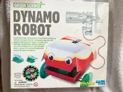 Green Science Dynamo Robot Kidz Lab Toysmith #3781 Kids Toys Building 4M Kit