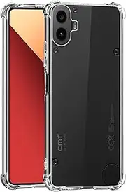 [Totill] Case for Nothing Phone 1 Transparent Protective Case with Soft Silicone Mobile Phone Case, Transparent Bumper Case Cover, Compatible with Mobile Phone Holder Bicycle, Mobile Phone Holder Car