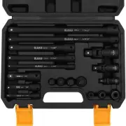 18-Pieces Impact Socket Extension Set: 1/4, 3/8 & 1/2 Drive Socket Extension ...
