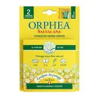 在飛比找PChome24h購物優惠-ORPHEA歐菲雅 經典花香衣物環境保護品--掛耳式(2個)