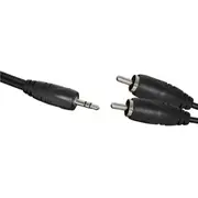 [TechBrands] Stereo Audio Cable (3.5mm Plug to 2 x RCA Plug 5m)