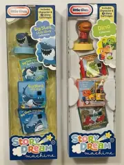 Story Dream Machine - DINO & SHARK Collection - story Book Cartridges - BOTH new