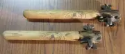 Pr. Brinser's No. 5 TWO-MAN CROSSCUT Logging SAW Handles ~ Dillard Pat. 1905 NOS
