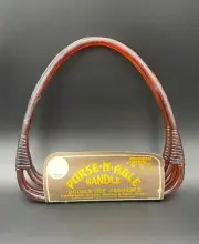 Vtg Purse Handles Frame Plastic Purse N Handle Double Dee Fashion II Brown 1970s
