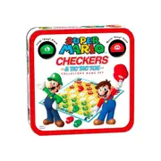 The Op Super Mario Checkers/Tic Tac Toe Combo Strategy Tabletop Board Game 6y+