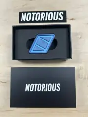 Notorious EDC NFG Worry Stone - Custom 1 of 1 “Titanium Ano Blue Tumbled”