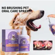 Pet Spray Dog Oral Care Bad Breath Teeth Cleaning Breath Fresh Plaque Removal