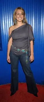 Meredith Edwards at Miramax "On The Line" premiere party at Planet- Old Photo 1