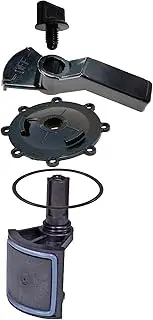 ATIE 2-Port/3-Port Pool Valve Rebuild Complete Kit Compatible with Jandy 2-way/3-way 4715, 4716, 4717 Valve and Gray Valves with Diverter Valve 4720, Cover 4606, Handle 7433 (1 Pack)