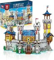 Reobrix 66006 Medieval Castle Building Blocks, Castle Model Construction Toy with LED Light, Building Toy for Teenagers and Adults, Building Block Set Compatible with Lego, 2722 Pieces