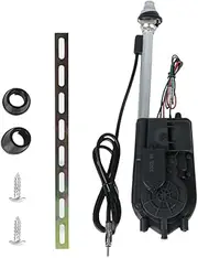 IsMwav Electric Power Automatic Telescopic Antenna Exterior Vehicle Aerials 12V Universal Waterproof for Car SUV AM FM Radio