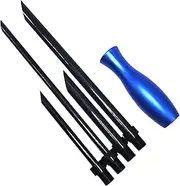 JEUCLEL 5PCS Wire Insertion Tool Set, Piercing, Lead Wire Threading, Handhold Auto Repair Disassembly Gadget, Laser Tools, Wire Harness Special Lead Tool, OEM:7618