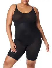 [Spanx] Thinstincts 2.0 Mid Thigh Bodysuit in Black