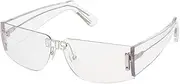 [GCDS] GD0042 16X Shiny Palladium 64/11/140 Unisex Sunglasses, 16 x shiny palladium, 64/11/140