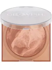 Huda Beauty Glowish Luminous Pressed Powder Buildable Makeup All Color Skin