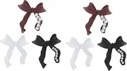 Vaguelly 6Pcs Bow Nail DIY Decor Beautiful Nail Art Charms for Home and Salon Use Durable and Unique Design