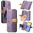 For Samsung Galaxy A55/A54/A32/A16/A15/A14/A05 RFID Wallet Case with Wrist Strap