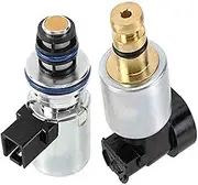 A518 42RE 44RE 46RE Transmission Solenoid Kit Compatible For JEEP Compatible For Dodge 1996-1999 Rostra & BorgWarner 4-piece 52118500AB A500 22954C(2PCS)