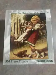 Childhood Friends 550 Piece Puzzle The Art Of Jim Daly Nostalgic