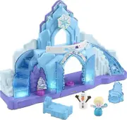 Frozen Palace Playset Lights Sounds Let It Go Song Elsa Olaf Figures Toddler Toy