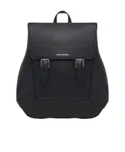 Alexander McQueen The Edge Logo-Lettering Foldover Top Backpack One size black