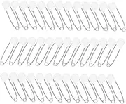 DIYEAH 60Pcs Safety Pins for Cloth Diapers Nappy Pins Brooch Pins for Clothing Portable and Lightweight for Securing Scarves and Crafts