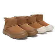 Australian Shepherd® UGG Boots Sheepskin Wool Ankle Chunky Platform Harrison - Chestnut / AU Ladies 8 / AU Men 6 / EU 39