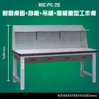 在飛比找蝦皮商城精選優惠-【台灣大富】WHC-PYL-210 耐磨桌面-掛板-吊櫃-層