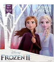 [Disney] Girls Frozen II Sisters Elsa Olaf Anna Believe in The Journey 15 Days of Socks